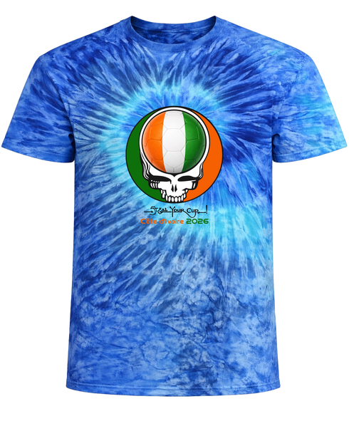 Côte d’Ivoire FIFA World Cup Stealie Tie-Dye T-Shirt