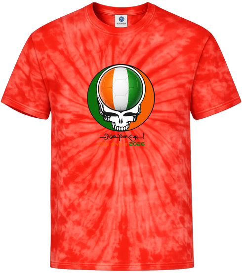 Côte d’Ivoire FIFA World Cup Stealie Tie-Dye T-Shirt