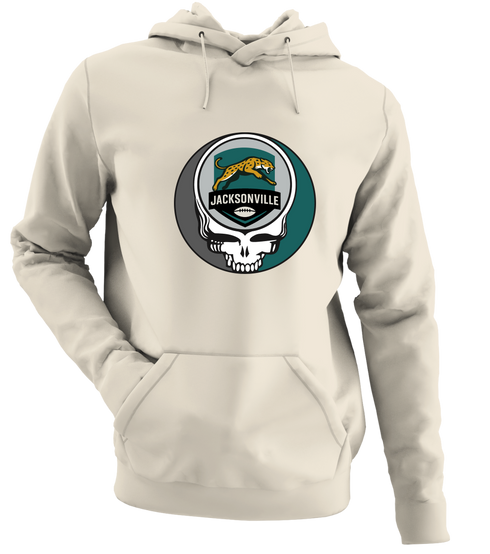 Jacksonville Football - Premium Grateful Dead Hoodie - Sand - 3