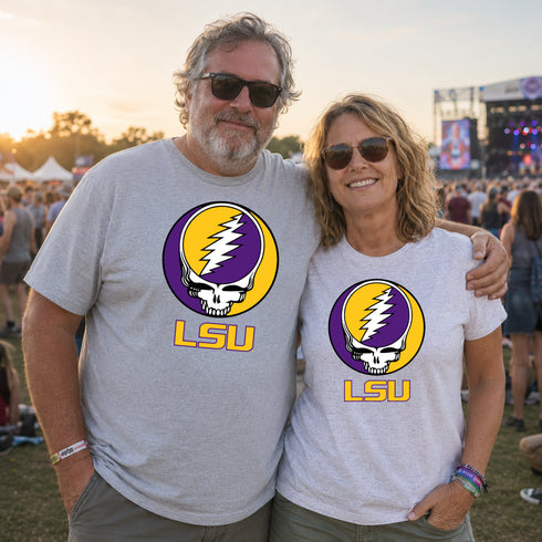 Geaux Tigers / LSU Jerry Grateful Dead T-Shirt