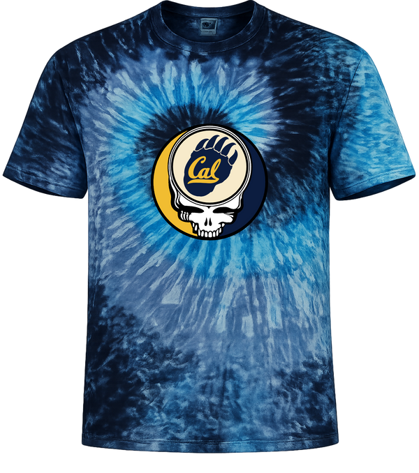 Cal Bear Paw Stealie Tie-Dye T-Shirt