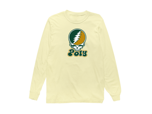 Poly Stealie Premium Unisex Long-Sleeve — Design: Cal Poly (campus unspecified) — Butter