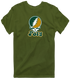 Poly Stealie Premium Unisex T-Shirt — Design: Cal Poly (campus unspecified) — Military Green