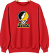 State Stealie Premium Unisex Crewneck — Design: Cal State (campus unspecified) — Red