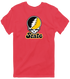 State Stealie Premium Unisex T-Shirt — Design: Cal State (campus unspecified) — Heather Red