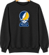Cal Stealie Premium Unisex Crewneck — Design: Cal — Black