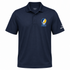 Cal Stealie Premium Unisex Polo — Design: Cal — Navy