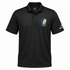 Cal Stealie Premium Unisex Polo — Design: Cal — Black