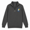 Cal Stealie Premium Unisex Quarter-Zip — Design: Cal — Charcoal