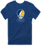 Cal Stealie Premium Unisex T-Shirt — Design: Cal — Navy