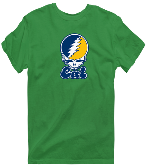 Cal Stealie Premium Unisex T-Shirt — Design: Cal — Irish Green