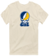 Cal Stealie Premium Unisex T-Shirt — Design: Cal — Sand
