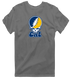 Cal Stealie Premium Unisex T-Shirt — Design: Cal — Charcoal