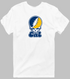 Cal Stealie Premium Unisex T-Shirt — Design: Cal — White