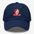 Caldwell Stealie Premium Unisex Dad Hat — Design: Caldwell University — Navy