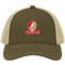 Caldwell Stealie Premium Unisex Trucker Cap — Design: Caldwell University — Moss/Khaki