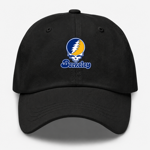 Berkeley Stealie Premium Unisex Dad Hat — Design: California Berkeley University of — Black