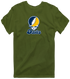 Davis Stealie Premium Unisex T-Shirt — Design: California Davis University of — Military Green