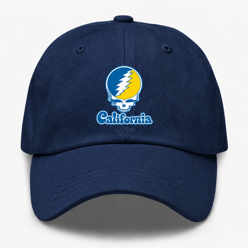 California Stealie Premium Unisex Dad Hat — Design: California Irvine University of — Navy