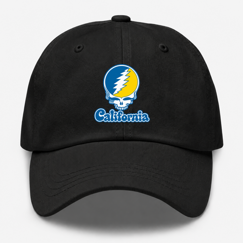 California Stealie Premium Unisex Dad Hat — Design: California Irvine University of — Black