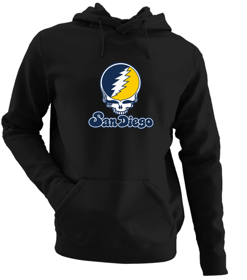 California Stealie Premium Unisex Hoodie — Design: California Irvine University of — Black