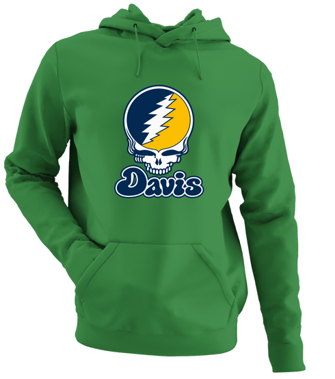 California Stealie Premium Unisex Hoodie — Design: California Irvine University of — Irish Green