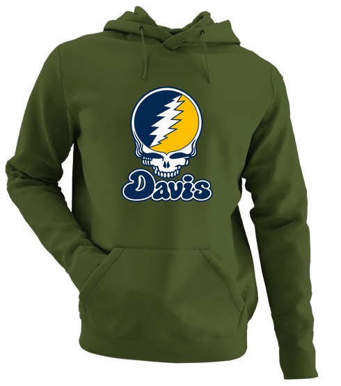 California Stealie Premium Unisex Hoodie — Design: California Irvine University of — Military Green