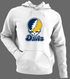California Stealie Premium Unisex Hoodie — Design: California Irvine University of — White/Grey