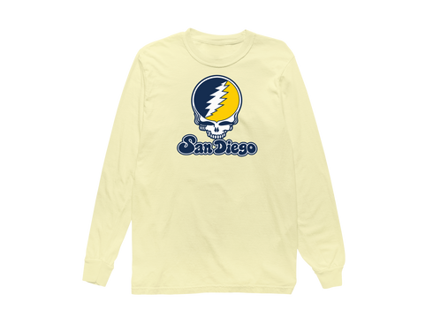 California Stealie Premium Unisex Long-Sleeve — Design: California Irvine University of — Butter