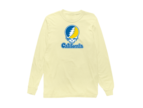 California Stealie Premium Unisex Long-Sleeve — Design: California Irvine University of — Butter