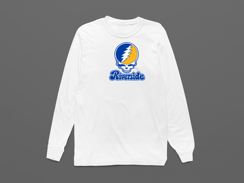 California Stealie Premium Unisex Long-Sleeve — Design: California Irvine University of — White
