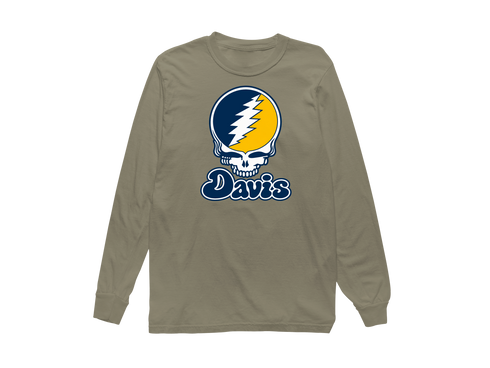 California Stealie Premium Unisex Long-Sleeve — Design: California Irvine University of — Sandstone