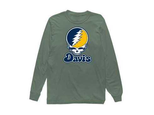 California Stealie Premium Unisex Long-Sleeve — Design: California Irvine University of — Light Green