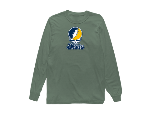 California Stealie Premium Unisex Long-Sleeve — Design: California Irvine University of — Light Green