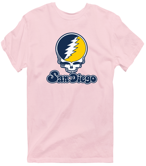 California Stealie Premium Unisex T-Shirt — Design: California Irvine University of — Light Pink