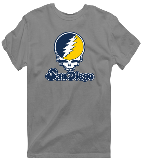 California Stealie Premium Unisex T-Shirt — Design: California Irvine University of — Dark Heather