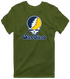 California Stealie Premium Unisex T-Shirt — Design: California Irvine University of — Military Green