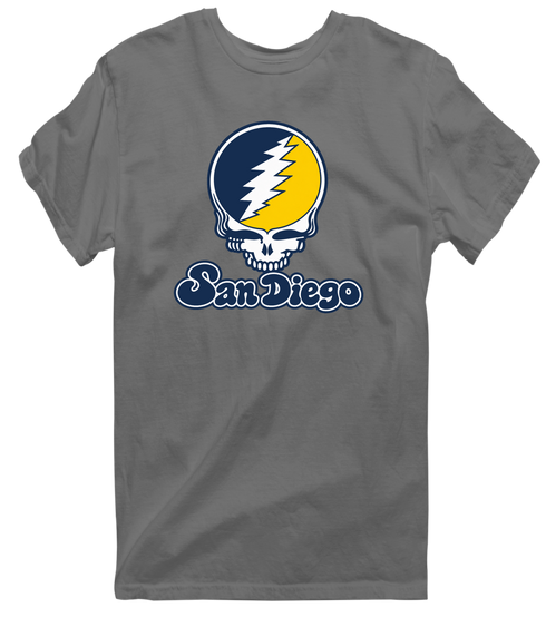 California Stealie Premium Unisex T-Shirt — Design: California Irvine University of — Charcoal