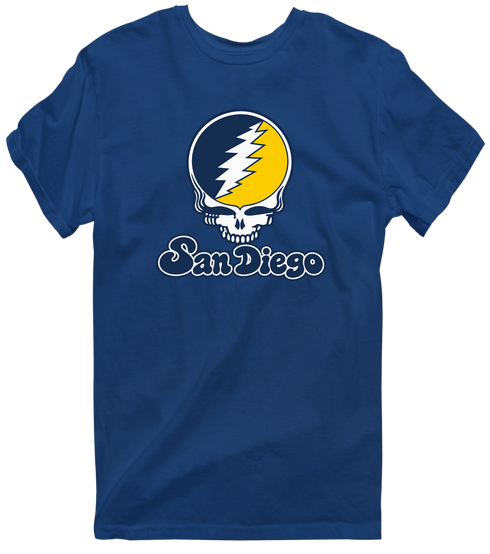 California Stealie Premium Unisex T-Shirt — Design: California Irvine University of — Navy