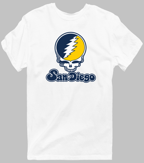 California Stealie Premium Unisex T-Shirt — Design: California Irvine University of — White