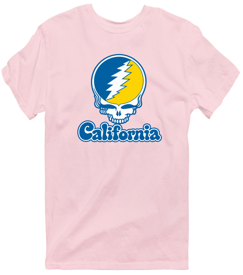 California Stealie Premium Unisex T-Shirt — Design: California Irvine University of — Light Pink