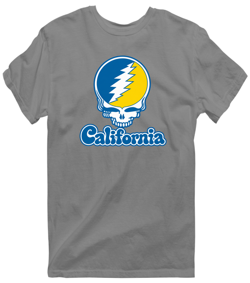 California Stealie Premium Unisex T-Shirt — Design: California Irvine University of — Dark Heather
