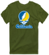 California Stealie Premium Unisex T-Shirt — Design: California Irvine University of — Military Green