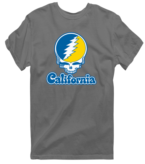 California Stealie Premium Unisex T-Shirt — Design: California Irvine University of — Charcoal