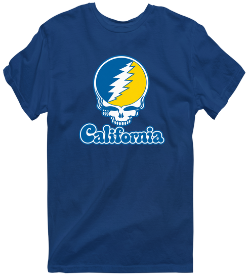 California Stealie Premium Unisex T-Shirt — Design: California Irvine University of — Navy