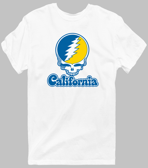 California Stealie Premium Unisex T-Shirt — Design: California Irvine University of — White