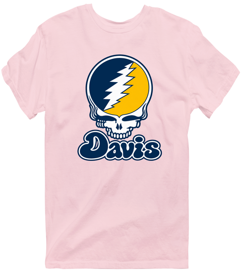 California Stealie Premium Unisex T-Shirt — Design: California Irvine University of — Light Pink