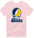 California Stealie Premium Unisex T-Shirt — Design: California Irvine University of — Light Pink
