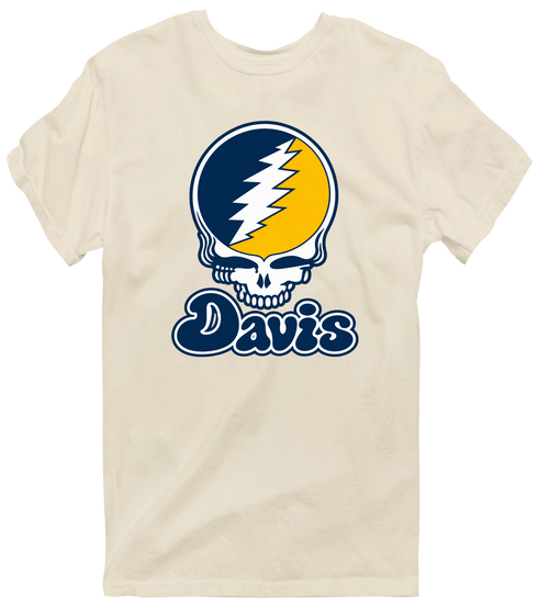 California Stealie Premium Unisex T-Shirt — Design: California Irvine University of — Sand