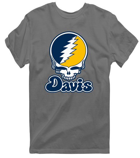 California Stealie Premium Unisex T-Shirt — Design: California Irvine University of — Charcoal